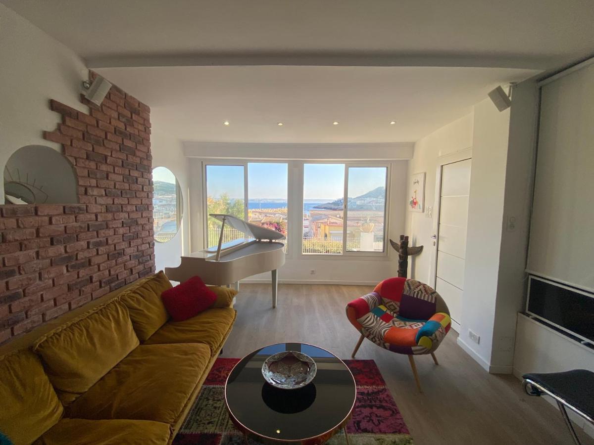 Au Coeur Du Parc National Du Massif Des Calanques, La Flibuste Des Goudes, Maison 2 Chambres, Climatisee, Jardins, Solarium, Proche Plage, Large Vue Mer Marseille Exteriér fotografie