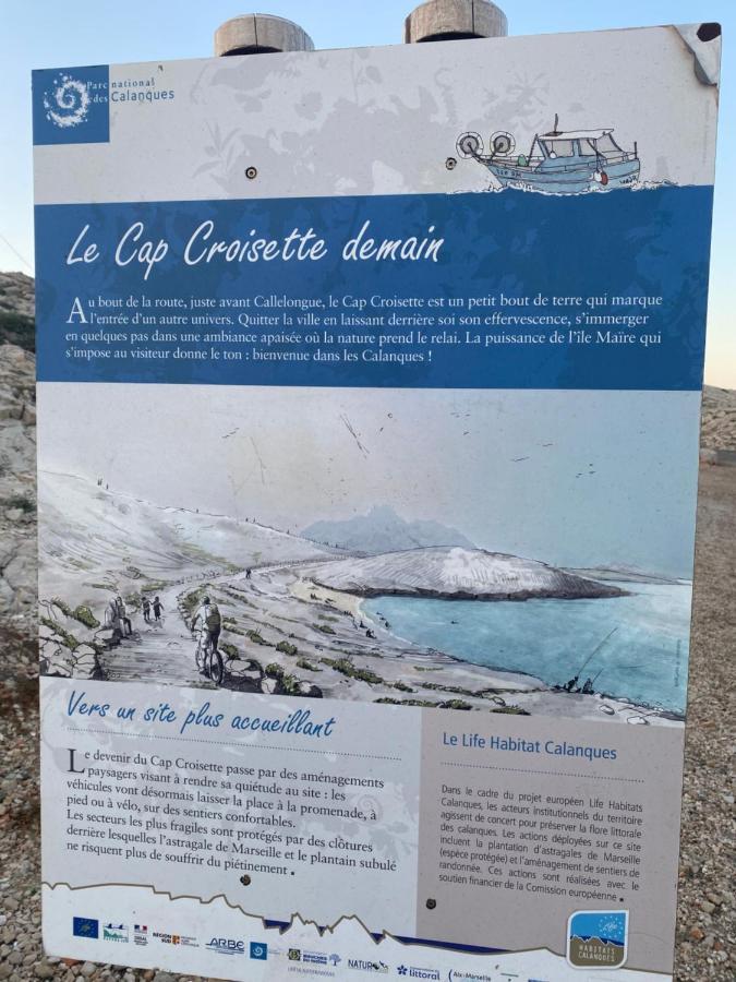 Au Coeur Du Parc National Du Massif Des Calanques, La Flibuste Des Goudes, Maison 2 Chambres, Climatisee, Jardins, Solarium, Proche Plage, Large Vue Mer Marseille Exteriér fotografie