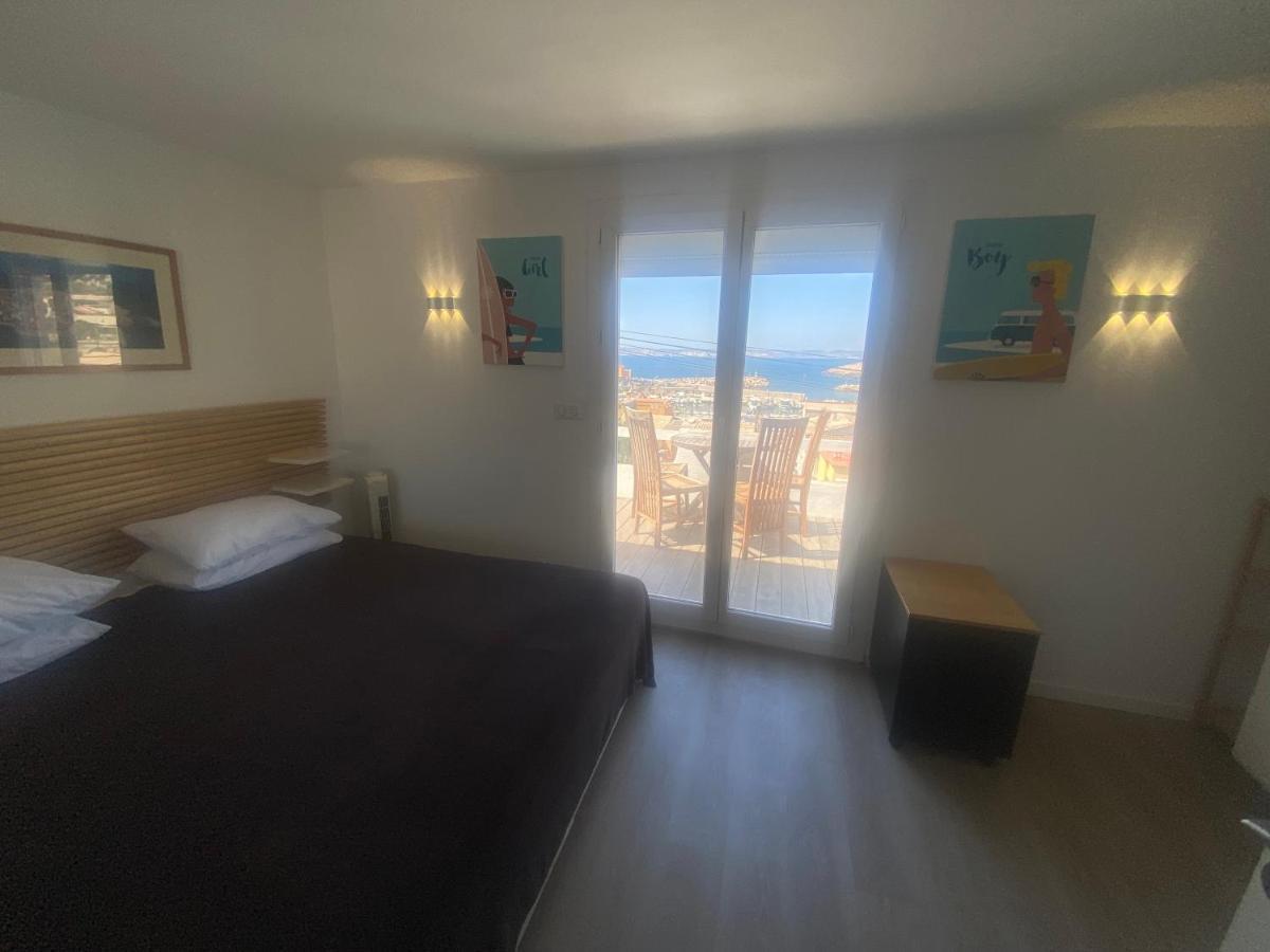Au Coeur Du Parc National Du Massif Des Calanques, La Flibuste Des Goudes, Maison 2 Chambres, Climatisee, Jardins, Solarium, Proche Plage, Large Vue Mer Marseille Exteriér fotografie