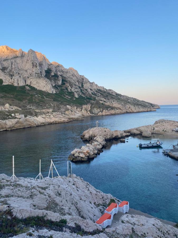 Au Coeur Du Parc National Du Massif Des Calanques, La Flibuste Des Goudes, Maison 2 Chambres, Climatisee, Jardins, Solarium, Proche Plage, Large Vue Mer Marseille Exteriér fotografie