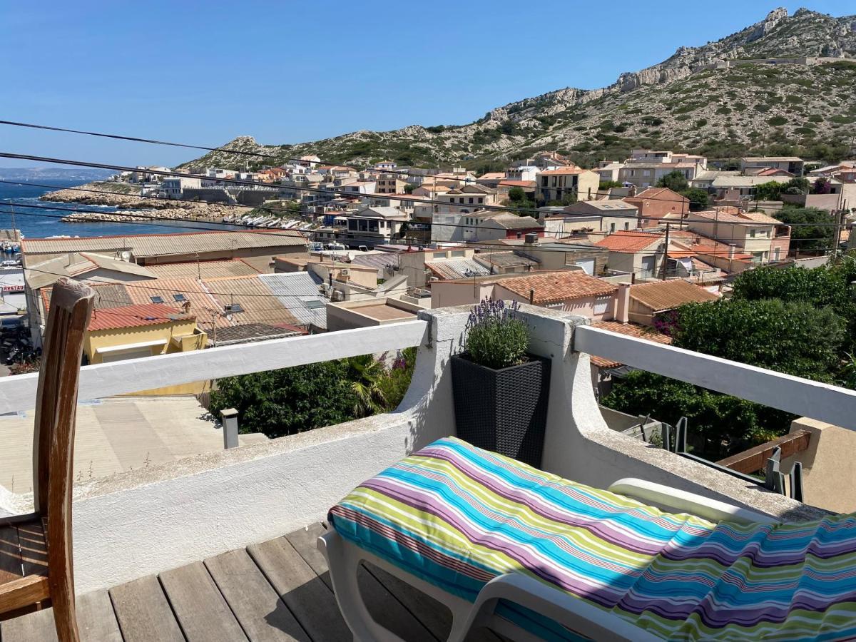 Au Coeur Du Parc National Du Massif Des Calanques, La Flibuste Des Goudes, Maison 2 Chambres, Climatisee, Jardins, Solarium, Proche Plage, Large Vue Mer Marseille Exteriér fotografie