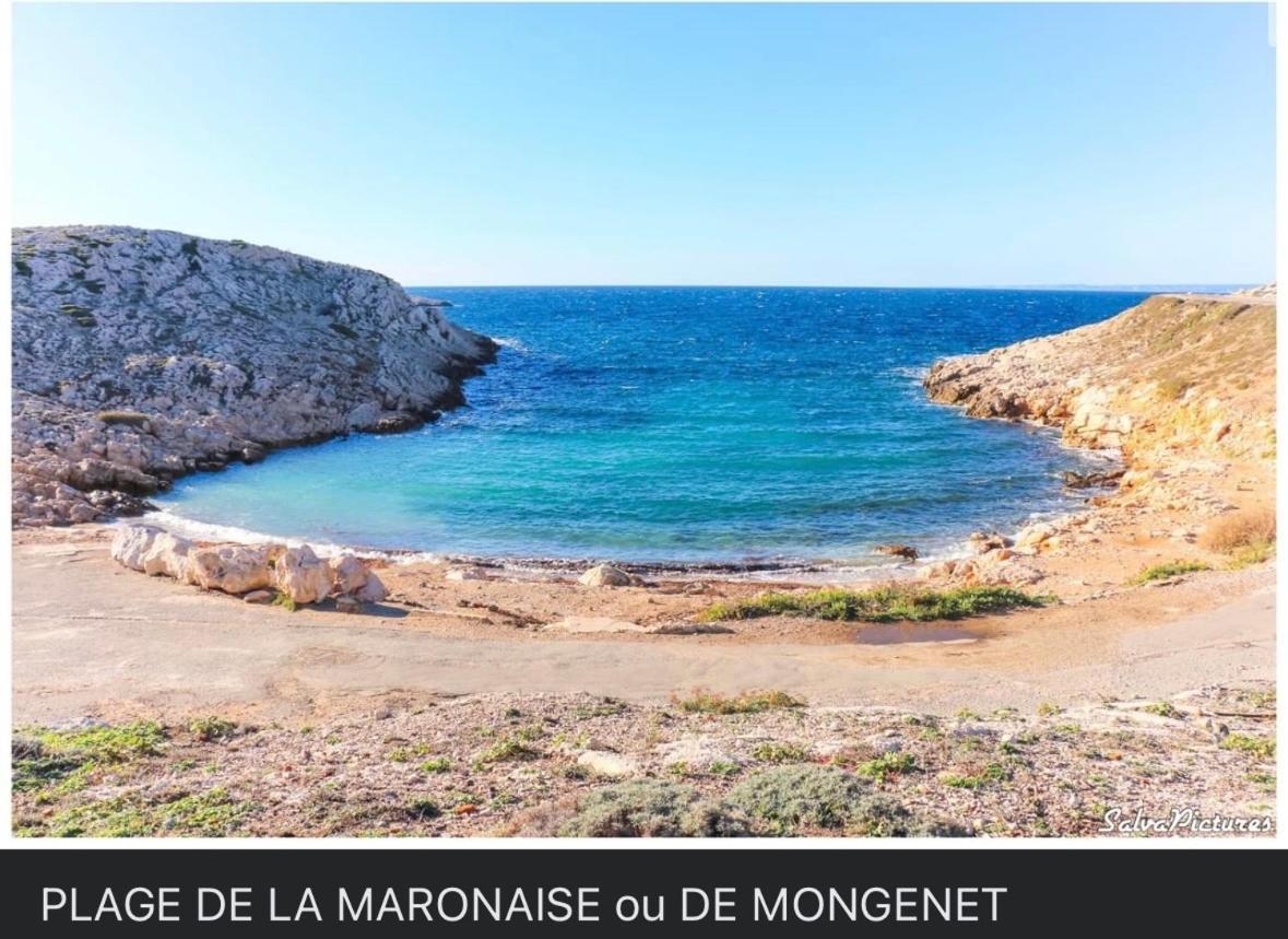 Au Coeur Du Parc National Du Massif Des Calanques, La Flibuste Des Goudes, Maison 2 Chambres, Climatisee, Jardins, Solarium, Proche Plage, Large Vue Mer Marseille Exteriér fotografie