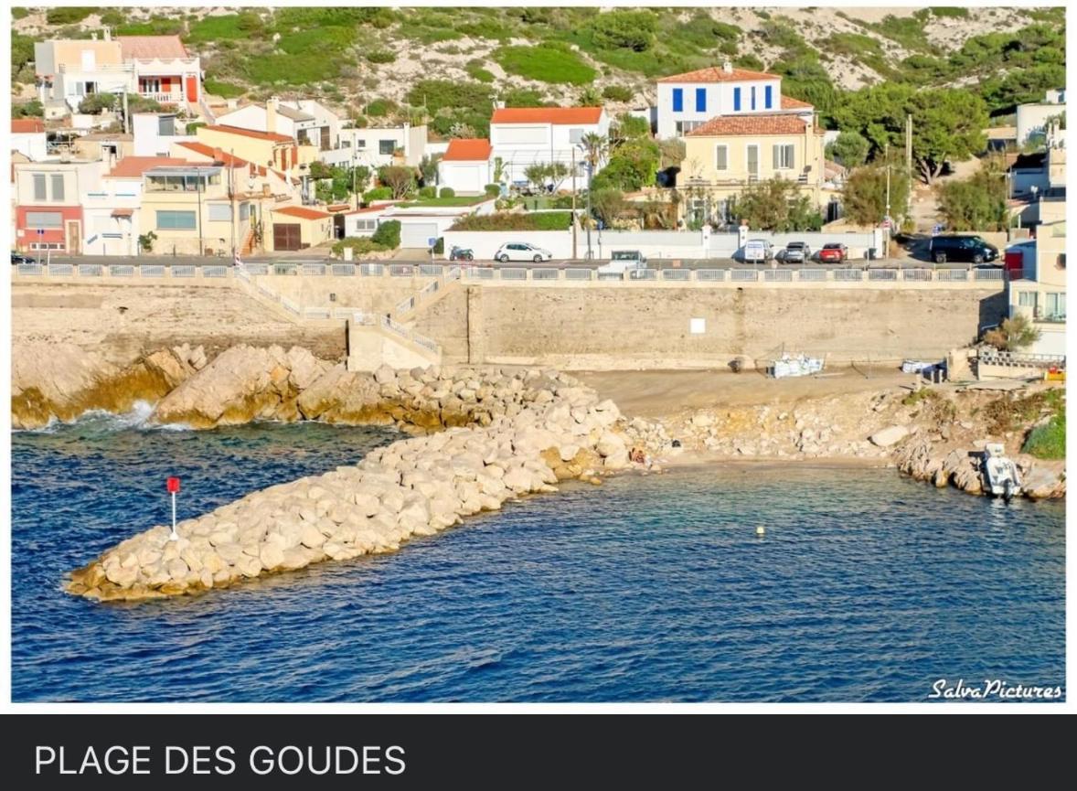 Au Coeur Du Parc National Du Massif Des Calanques, La Flibuste Des Goudes, Maison 2 Chambres, Climatisee, Jardins, Solarium, Proche Plage, Large Vue Mer Marseille Exteriér fotografie